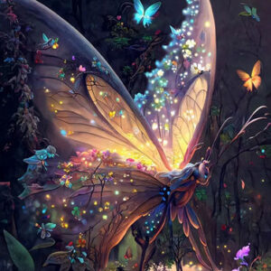 Fantasy Flower Butterfly