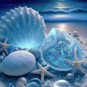 Fantasy Blue Glow Beach