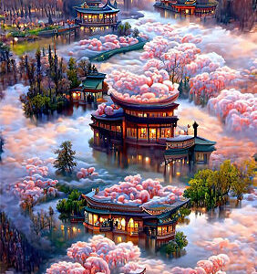 Fantasy Oriental Scenery