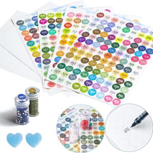 Diamond Painting Round Labels Set