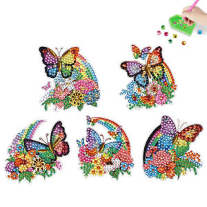 Rainbow Butterfly Magnets