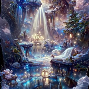 Blue Fantasy Forest