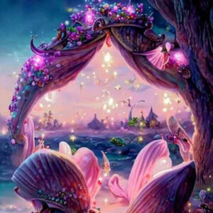 Fantasy Pink Seashell House