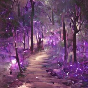 Fantasy Purple Forest