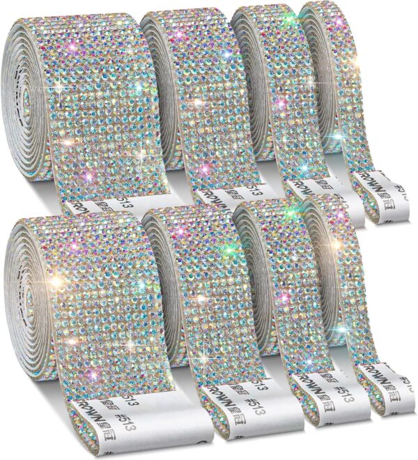 AB Crystal Rhinestone Ribbon Washi Tape Set