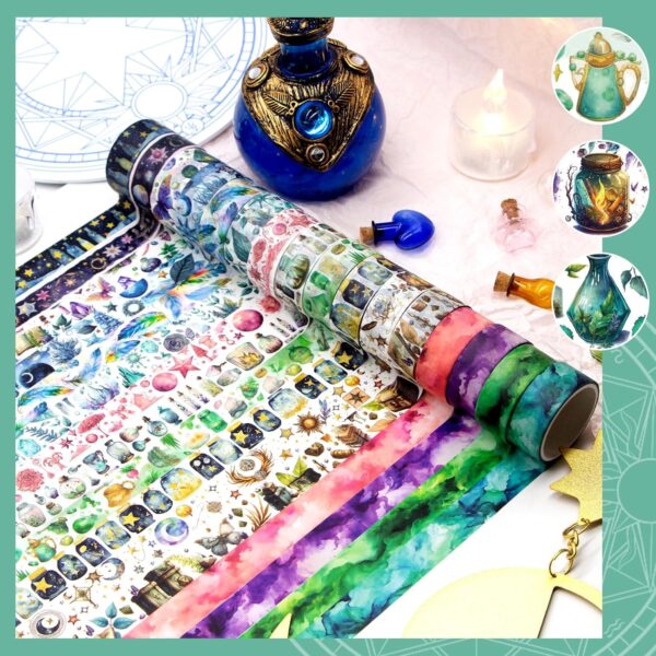 Magic & Fairy Washi Tape Set - Image 2